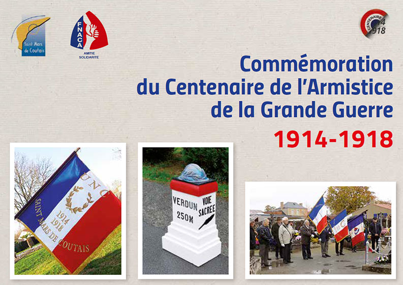 Commémoration centenaire de l'armistice à Saint Mars de Coutais