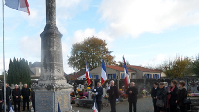 cimetière Saint Mars de Coutais - lors d'une commémoration